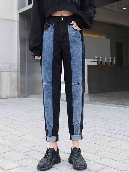 women's suits & blazers shengpalae women's high-waisted pants, straight cowboy pants with couture, contrast and broad legs, autumn, White;black
women's suits & blazers shengpalae women's high-waisted pants, straight cowboy pants with couture, contrast and broad legs, autumn, White;black