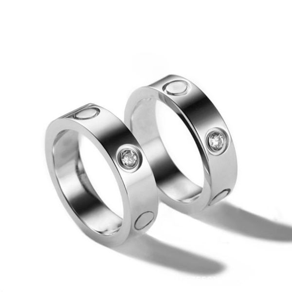with bag luxury designer jewelry love rings men and women rose gold ring jewelry for lovers couple wedding gift, Silver
with bag luxury designer jewelry love rings men and women rose gold ring jewelry for lovers couple wedding gift, Silver
