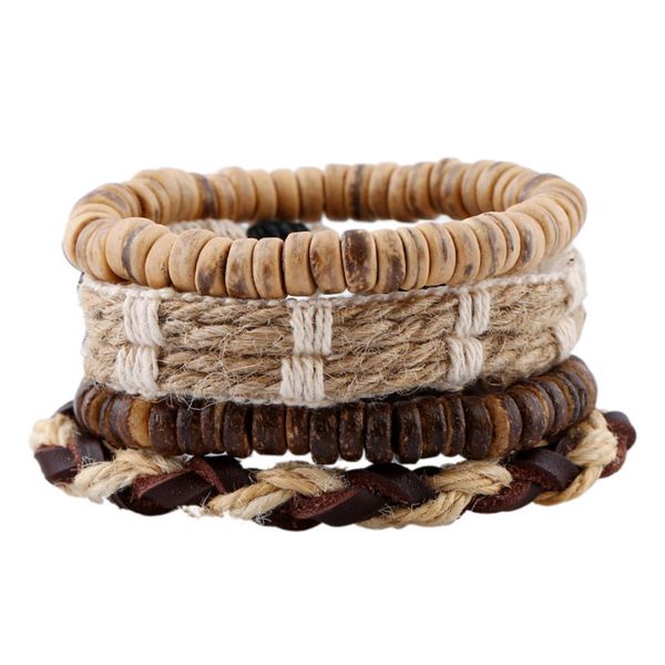 handmade braided rope multilayer leather charm bracelets set for men women girl adjustable punk bangle fashion jewelry, Golden;silver
handmade braided rope multilayer leather charm bracelets set for men women girl adjustable punk bangle fashion jewelry, Golden;silver