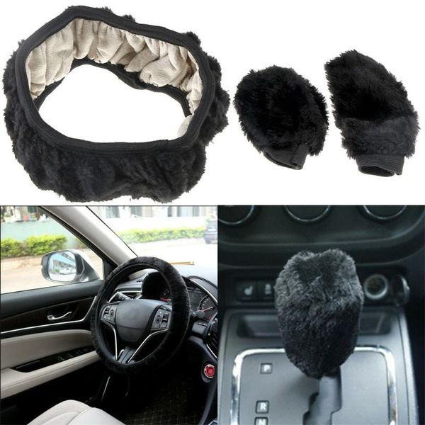 steering wheel covers 3pcs/set car cover winter plush warm hand brake & gear set interior accessories
steering wheel covers 3pcs/set car cover winter plush warm hand brake & gear set interior accessories