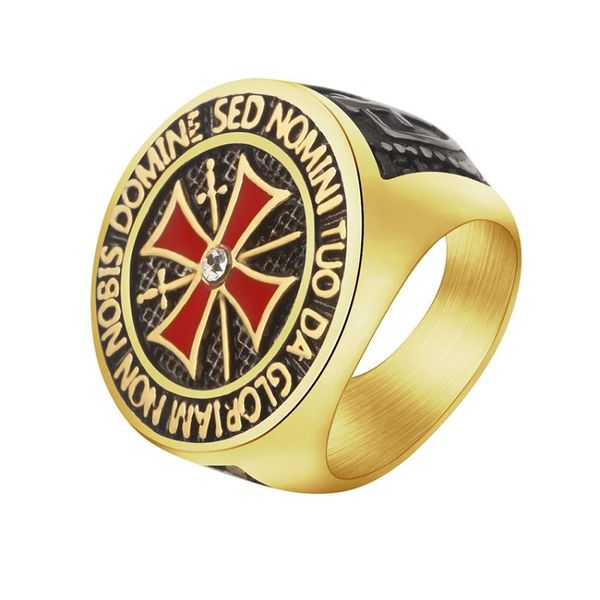 cluster rings knight templar man signet for men punk rock crusader stainless steel red cross chevaliere homme jewelry, Golden;silver
cluster rings knight templar man signet for men punk rock crusader stainless steel red cross chevaliere homme jewelry, Golden;silver