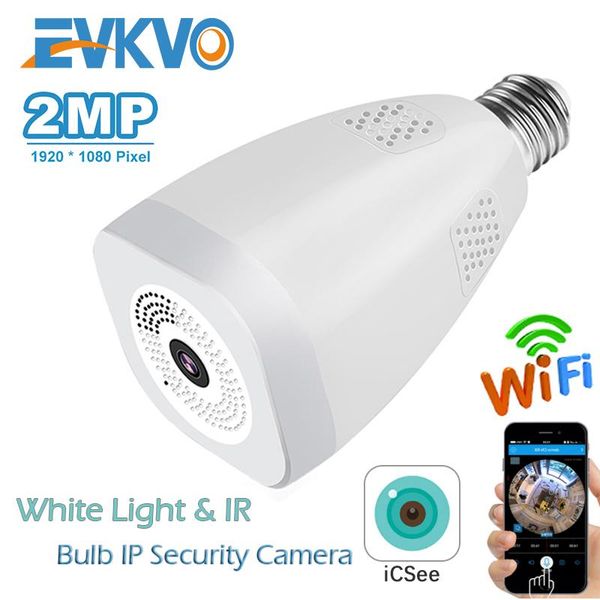 360° panoramic wifi ip camera 2mp hd led light bulb home wireless p2p audio video cctv security surveillance cameras
360° panoramic wifi ip camera 2mp hd led light bulb home wireless p2p audio video cctv security surveillance cameras