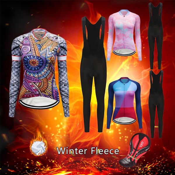 women winter thermal fleece cycling jersey set 2021 bicycle clothes bib kit female road bike clothing mtb suit racing sets, Black;blue
women winter thermal fleece cycling jersey set 2021 bicycle clothes bib kit female road bike clothing mtb suit racing sets, Black;blue
