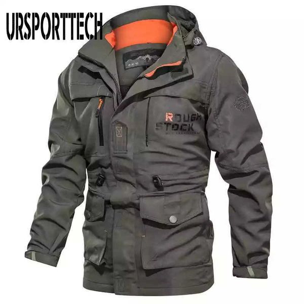 autumn winter mens bomber jacket multi-pocket waterproof military tactical jackets hooded windbreaker men coat outdoor stormwear 210528, Black;brown
autumn winter mens bomber jacket multi-pocket waterproof military tactical jackets hooded windbreaker men coat outdoor stormwear 210528, Black;brown