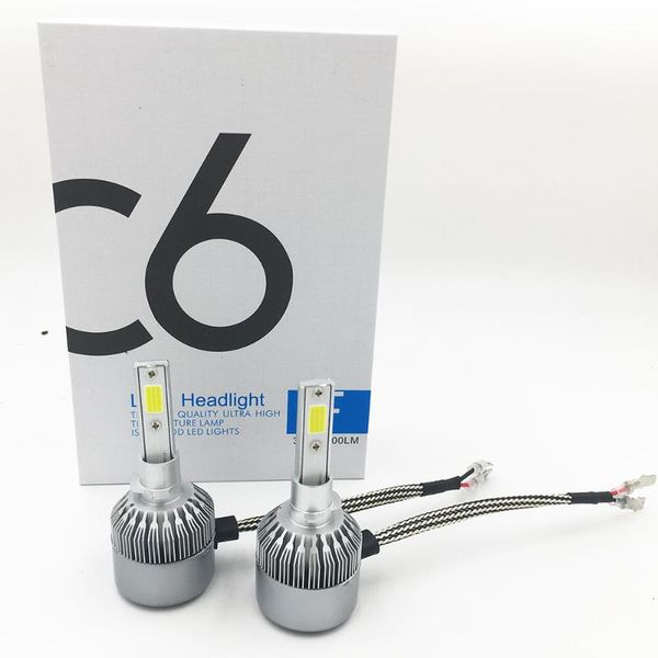 car headlights 2x , est c6 880 72w 7600lm auto bulb kit lights led lamp white