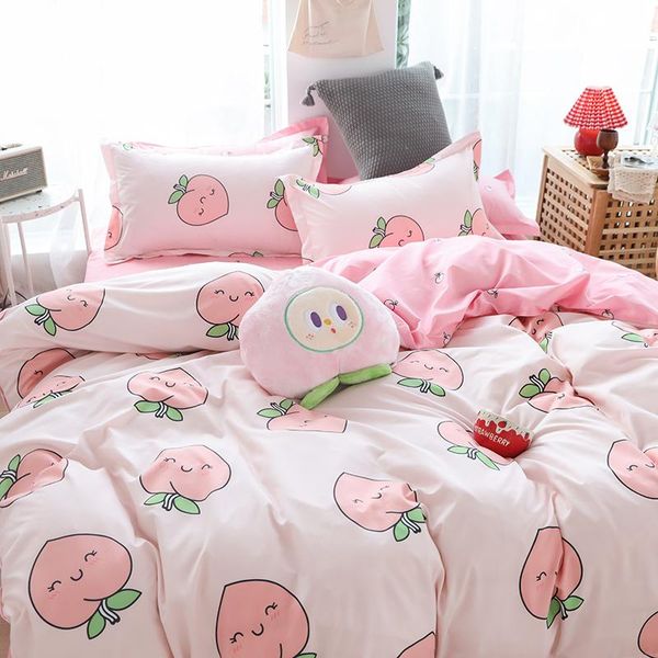 bedding sets pink cute peach 3/4pcs quality quilt cover+pillow case flat sheet linen design home duvet cover for bedroom king
bedding sets pink cute peach 3/4pcs quality quilt cover+pillow case flat sheet linen design home duvet cover for bedroom king
