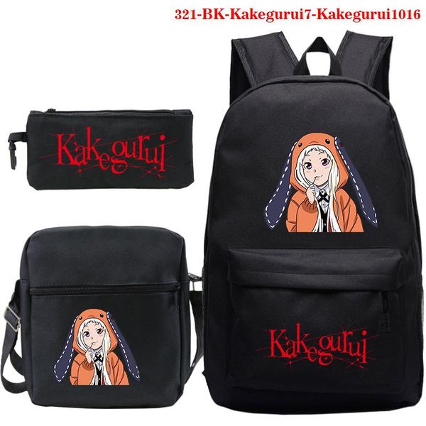 backpack 3pcs/set kakegurui school students book bag boys girls teens travel mochila mens womens fashion
backpack 3pcs/set kakegurui school students book bag boys girls teens travel mochila mens womens fashion