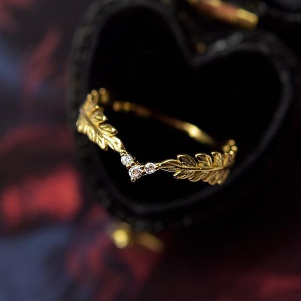 cluster rings lamoon 925 sterling silver exquisite olive leaf shape mini zircon tail ring 14k gold plated fine jewelry for women gift lmri08, Golden;silver
cluster rings lamoon 925 sterling silver exquisite olive leaf shape mini zircon tail ring 14k gold plated fine jewelry for women gift lmri08, Golden;silver