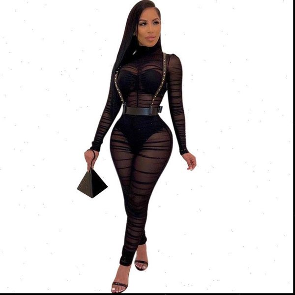 long sleeve black womens jumpsuits bodycon mesh see through skinny draped going out club overalls, Black;white
long sleeve black womens jumpsuits bodycon mesh see through skinny draped going out club overalls, Black;white