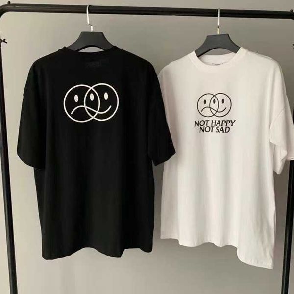 men's t-shirts vtm / weitemeng 2021 new smiley face expression letters men's and women's loose short sleeve t-shirt, White;black
men's t-shirts vtm / weitemeng 2021 new smiley face expression letters men's and women's loose short sleeve t-shirt, White;black