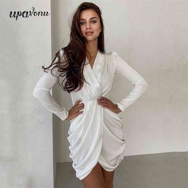 summer chic dress women v-neck long sleeve irregular draping mini celebrity club party vestidos 210524, Black;gray
summer chic dress women v-neck long sleeve irregular draping mini celebrity club party vestidos 210524, Black;gray