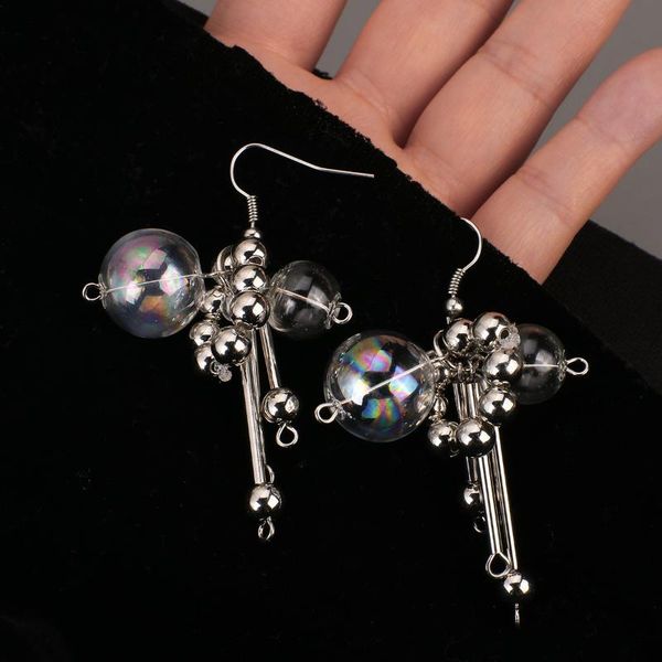 dangle & chandelier aensoa 2021 trendy long drop earrings for women unique hand blown glass ball tassels pendant punk earring party jewelry, Silver
dangle & chandelier aensoa 2021 trendy long drop earrings for women unique hand blown glass ball tassels pendant punk earring party jewelry, Silver