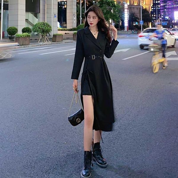 casual dresses elegant office women's dress 2021 korean fashion long sleeve black one-piece female summer banquet midi, Black;gray
casual dresses elegant office women's dress 2021 korean fashion long sleeve black one-piece female summer banquet midi, Black;gray