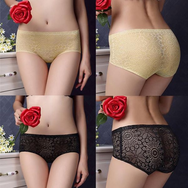 women's panties 2pcs/lot lace mesh underpants briefs girls transparent intimates comfort soft lingerie female size l, Black;pink
women's panties 2pcs/lot lace mesh underpants briefs girls transparent intimates comfort soft lingerie female size l, Black;pink