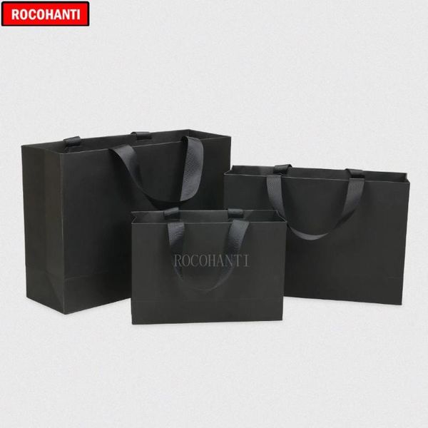 custom printed screw thread rope handle type matte black paper bag for advertising gift shopping bags with your own logo wrap
custom printed screw thread rope handle type matte black paper bag for advertising gift shopping bags with your own logo wrap