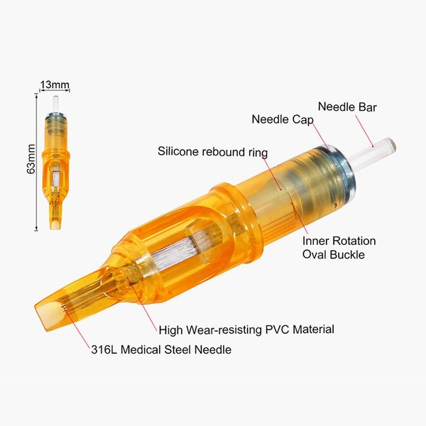 0.35mm rl/rm/m1/rs cartridge needle disposable cartridge tattoo needles liner shader makeup eyebrow tattoo pen machine supplyscouts
0.35mm rl/rm/m1/rs cartridge needle disposable cartridge tattoo needles liner shader makeup eyebrow tattoo pen machine supplyscouts