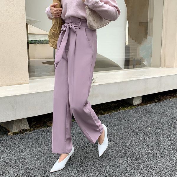 women's pants & capris high waist office lady lace up bow suit fall solid all match straight trousers women casual loose simple pantalo, Black;white
women's pants & capris high waist office lady lace up bow suit fall solid all match straight trousers women casual loose simple pantalo, Black;white