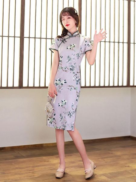 women print flower slim cheongsam high split chinese traditional qipao vestidos plus size ethnic clothing, Red
women print flower slim cheongsam high split chinese traditional qipao vestidos plus size ethnic clothing, Red