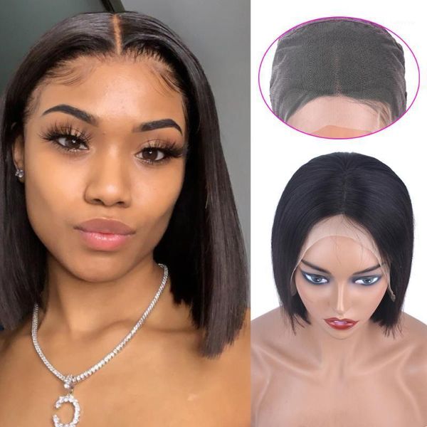 13x4 lace front wig 4x4 short bob wigs closure human hair straight preplucked with baby brazilian non-remy1, Black;brown
13x4 lace front wig 4x4 short bob wigs closure human hair straight preplucked with baby brazilian non-remy1, Black;brown