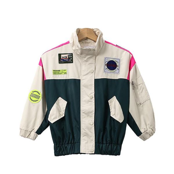 jackets 2021 children contrast color stitching outerwear girl fashion windbreaker teenage spring autumn trend jacket 10 11 12 13 14y, Blue;gray
jackets 2021 children contrast color stitching outerwear girl fashion windbreaker teenage spring autumn trend jacket 10 11 12 13 14y, Blue;gray