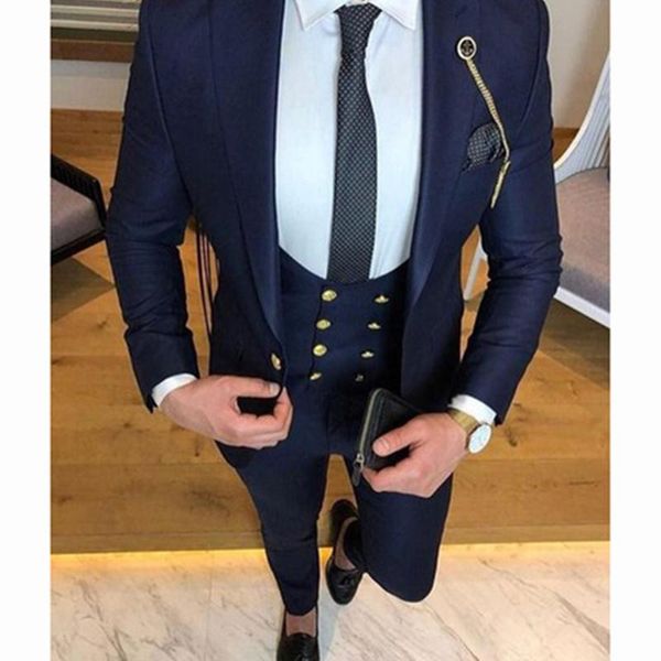 men's suits & blazers 2021 fashion luxury one button dark blue men slim fit groom tuxedo for wedding party 3prc (jacket+pants+v, White;black
men's suits & blazers 2021 fashion luxury one button dark blue men slim fit groom tuxedo for wedding party 3prc (jacket+pants+v, White;black
