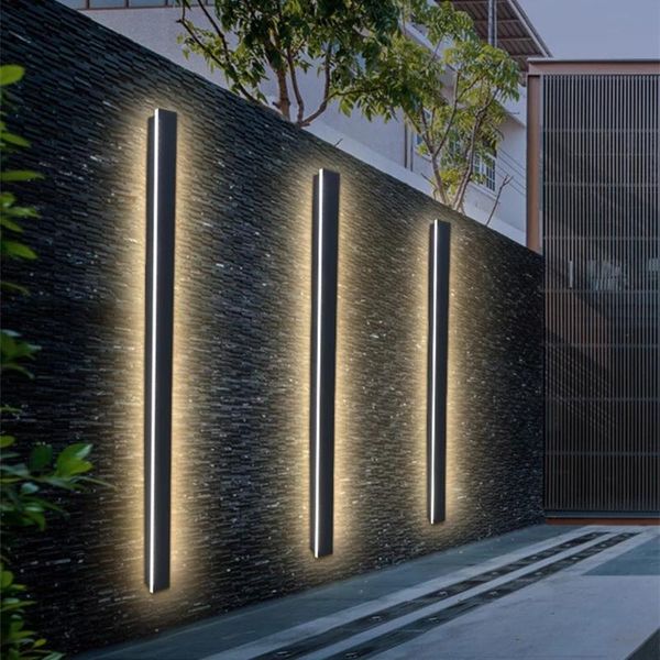 modern waterproof led long strip wall lamp outdoor ip65 aluminum porch garden sconce villa bedroom 110/220v light luminaire lamps
modern waterproof led long strip wall lamp outdoor ip65 aluminum porch garden sconce villa bedroom 110/220v light luminaire lamps