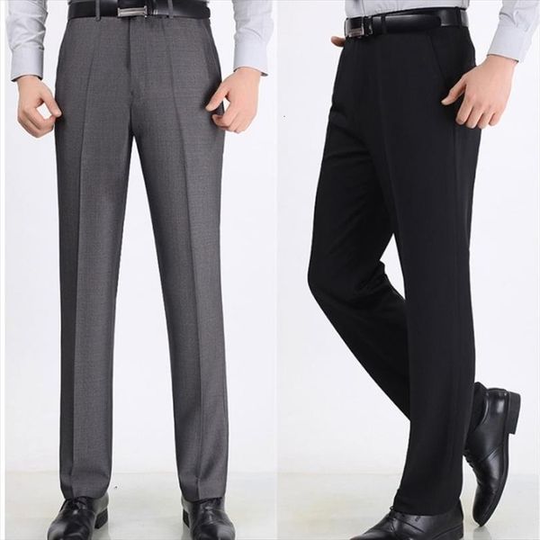 autumn thin casual suit women pant trousers solid male man dress formal, Black