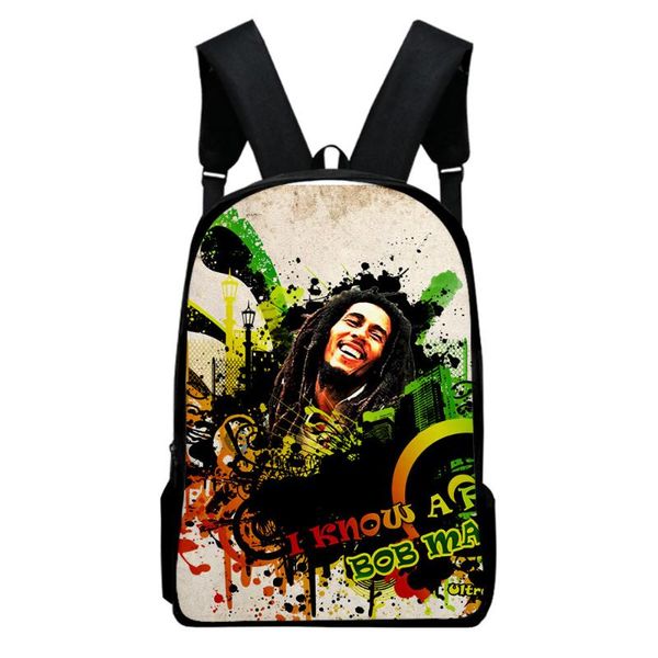 backpack 2021 boys girls 3d bob marley teenager cosplay waterproof oxford travel bags school printed laptop
backpack 2021 boys girls 3d bob marley teenager cosplay waterproof oxford travel bags school printed laptop