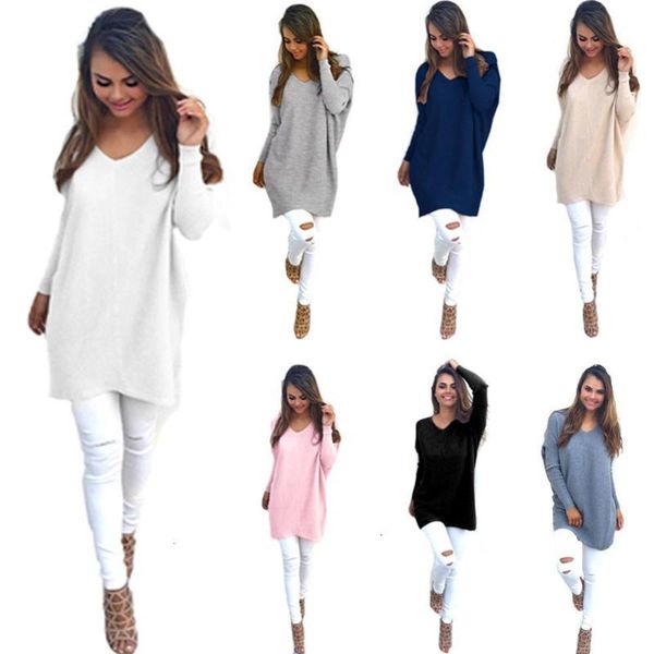 women fashion autumn winter long plus size s-xxxl oversized thin new sweater v-neck pullovers female, White;black
women fashion autumn winter long plus size s-xxxl oversized thin new sweater v-neck pullovers female, White;black