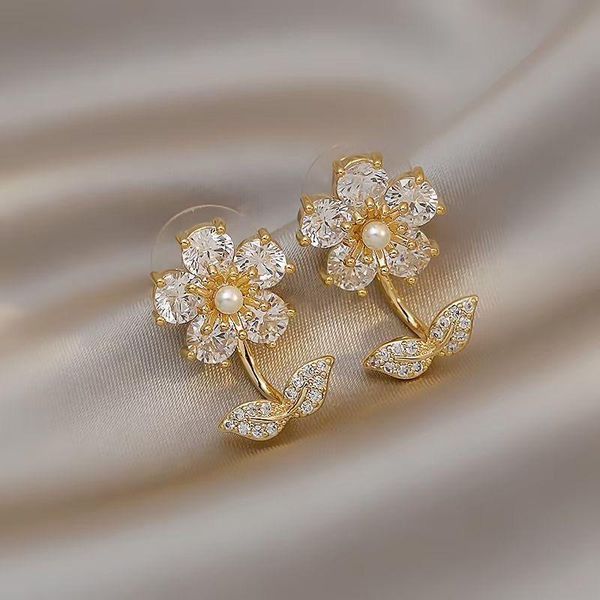 dangle & chandelier detachable exquisite flower earrings golden elegant rhinestone petals pearl personality fashion ladies wedding accessori, Silver
dangle & chandelier detachable exquisite flower earrings golden elegant rhinestone petals pearl personality fashion ladies wedding accessori, Silver