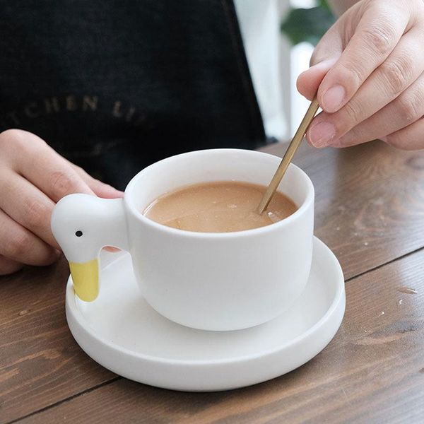mugs ceramic duckling teapot tea cup cute duck coffee kettle mug 
mugs ceramic duckling teapot tea cup cute duck coffee kettle mug