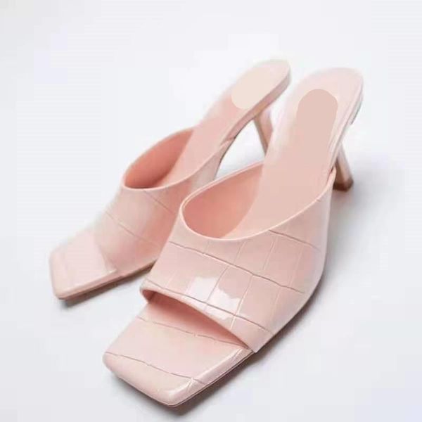 slippers shoes women ladies' square toe med pantofle shallow heeled mules pink slides soft 2021 summer high thin rubber pu pump, Black
slippers shoes women ladies' square toe med pantofle shallow heeled mules pink slides soft 2021 summer high thin rubber pu pump, Black