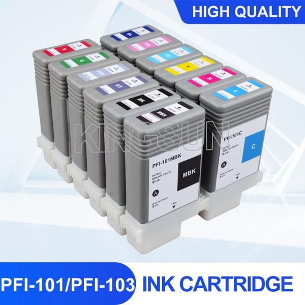 ink cartridges 12pcs pfi101 pfi103 empty refillable cartridge with chips for canon ipf5000 ipf5100 ipf6100 ipf6200 130ml
ink cartridges 12pcs pfi101 pfi103 empty refillable cartridge with chips for canon ipf5000 ipf5100 ipf6100 ipf6200 130ml