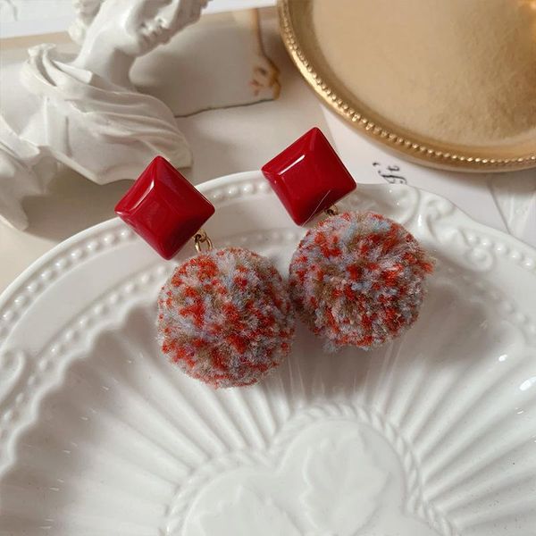 dangle & chandelier creative red coral square fur ball stud christmas earrings fashion pendant for women jewelry girl party gift, Silver
dangle & chandelier creative red coral square fur ball stud christmas earrings fashion pendant for women jewelry girl party gift, Silver