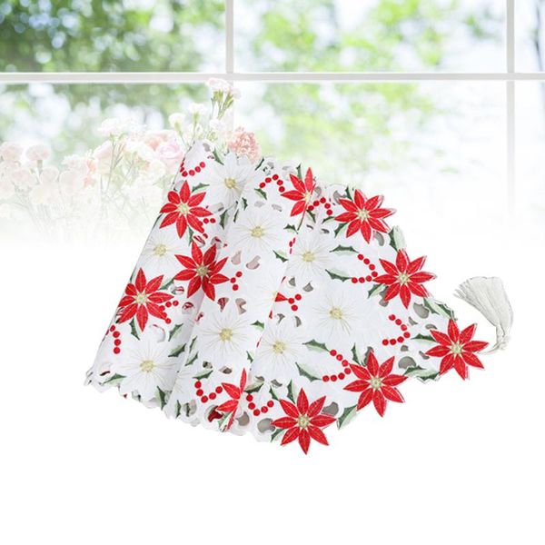 christmas embroidered table runners decorative floral printing tablecloth long cover for xmas party decor - 40x180cm (red) cloth
christmas embroidered table runners decorative floral printing tablecloth long cover for xmas party decor - 40x180cm (red) cloth