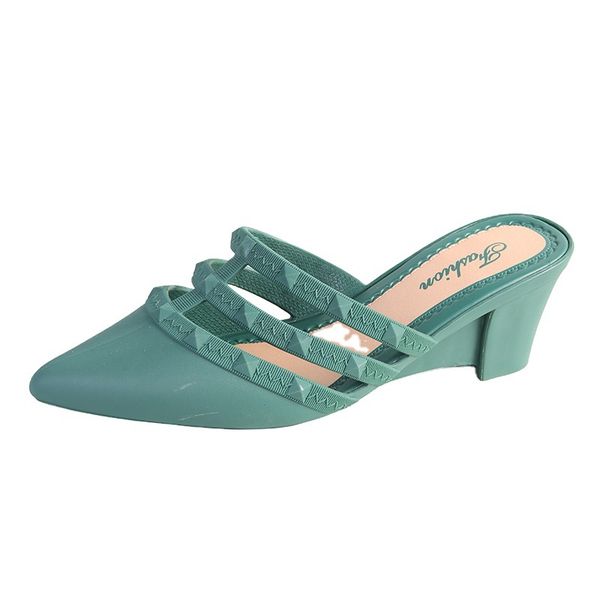 wear slippers semi-trail wedge heel waterproof sandals and slipper middle heel fashion new 2021 summer women, Black
wear slippers semi-trail wedge heel waterproof sandals and slipper middle heel fashion new 2021 summer women, Black