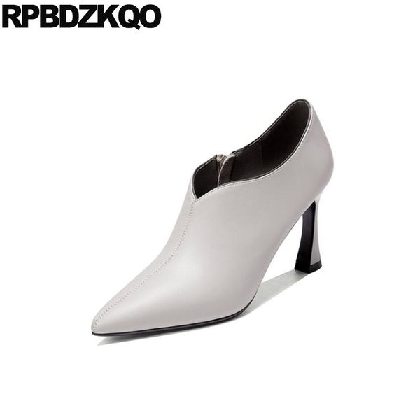 dress shoes genuine leather 3 inch gray fashion brand women 2021 zipper stiletto pointed toe size 4 34 designer high heels 33 pumps, Black
dress shoes genuine leather 3 inch gray fashion brand women 2021 zipper stiletto pointed toe size 4 34 designer high heels 33 pumps, Black