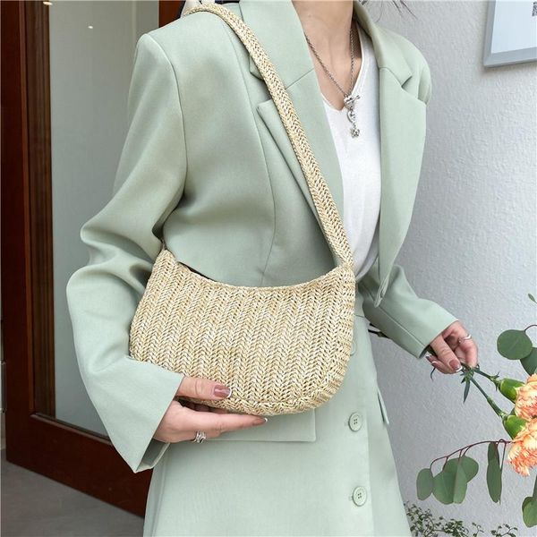 evening bags grass-woven underarm bag girl 2021 korean version of one-shoulder knitted fashion minimalist casual handbag
evening bags grass-woven underarm bag girl 2021 korean version of one-shoulder knitted fashion minimalist casual handbag