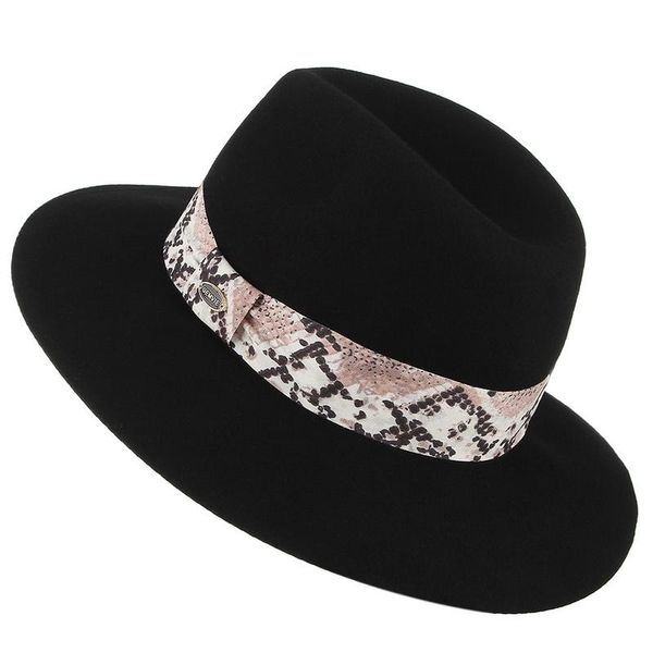 wide brim hats gemvie brand 100% wool women fedora hat snake skin striped band felt panama men jazz cap 5 colors, Blue;gray
wide brim hats gemvie brand 100% wool women fedora hat snake skin striped band felt panama men jazz cap 5 colors, Blue;gray