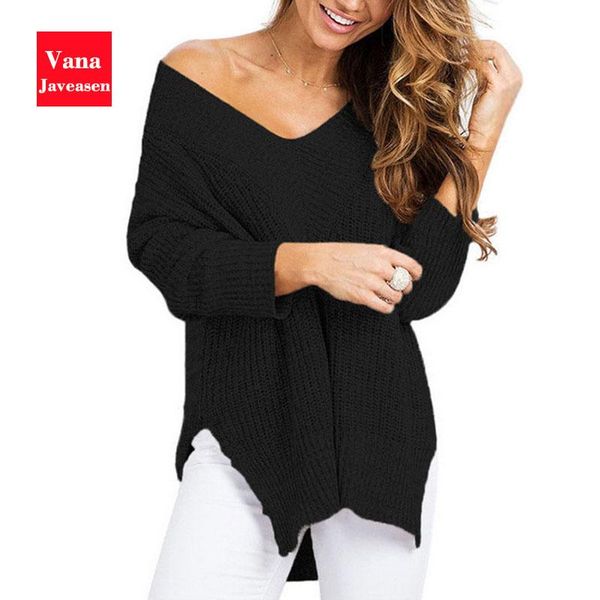 women's sweaters loose v-neck sweater women streetwear fashion autumn long sleeve pullover irregular side split card shoulder solid, White;black
women's sweaters loose v-neck sweater women streetwear fashion autumn long sleeve pullover irregular side split card shoulder solid, White;black