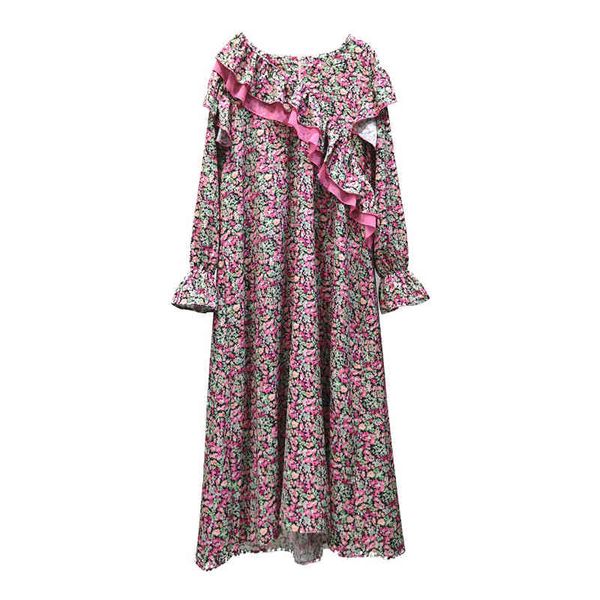 women blue pink floral print v-neck ruffle sash flare sleeve long beach holiday midi dress spring summer d2341 210514, Black;gray
women blue pink floral print v-neck ruffle sash flare sleeve long beach holiday midi dress spring summer d2341 210514, Black;gray