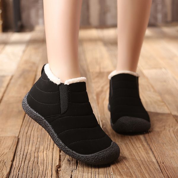 size 36-46 men and women snow boots slip on winter boots outdoor dad shoes non slip mens boots plush cotton shoes ankle, Black
size 36-46 men and women snow boots slip on winter boots outdoor dad shoes non slip mens boots plush cotton shoes ankle, Black