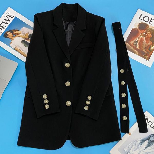 women's suits & blazers white single-breasted lace-up street blazer female korean version of slim and thin 2021 fashion temperament sma, White;black
women's suits & blazers white single-breasted lace-up street blazer female korean version of slim and thin 2021 fashion temperament sma, White;black