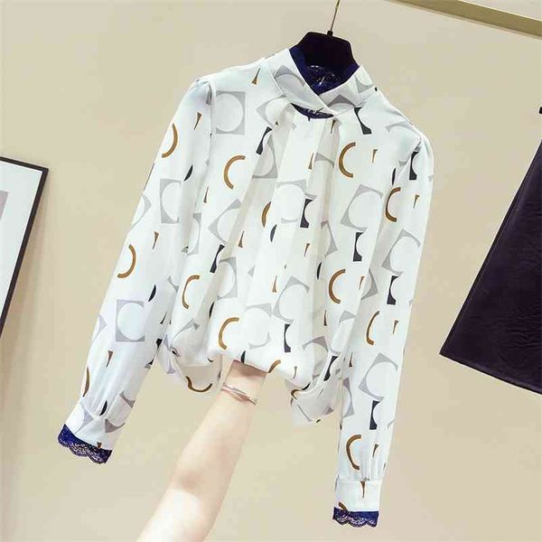 autumn women's lace high neck long sleeves chiffon shirt office ladies all-match shirts ol blouse a3692 210519, White
autumn women's lace high neck long sleeves chiffon shirt office ladies all-match shirts ol blouse a3692 210519, White