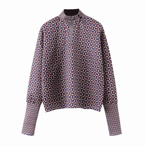 vintage geometric pattern print blouse lantern sleeve shirt female stylish office wear chic blusas 210401, White
vintage geometric pattern print blouse lantern sleeve shirt female stylish office wear chic blusas 210401, White