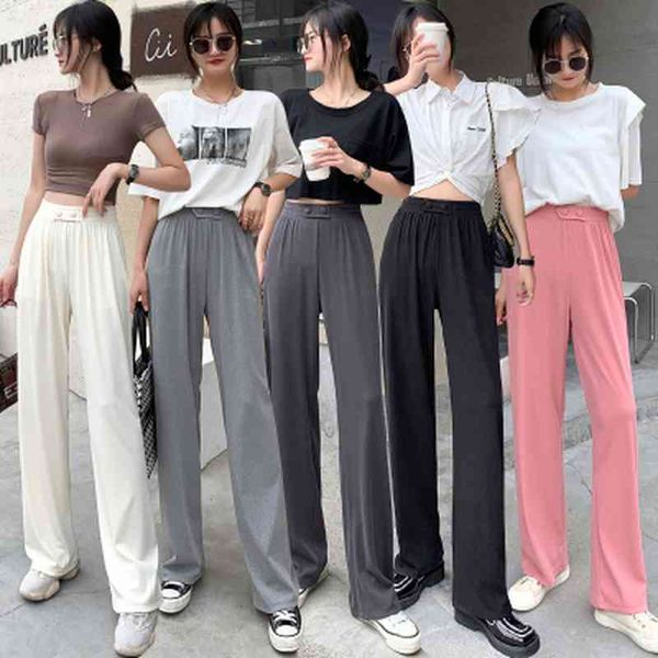 women's pants & capris high-waist drape ice silk wide-leg pants women's summer loose straight-leg casual thin style trousers 8k4x, Black;white
women's pants & capris high-waist drape ice silk wide-leg pants women's summer loose straight-leg casual thin style trousers 8k4x, Black;white