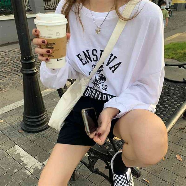 qooth harajuku spring t shirt women fashion letter printed t-shirt tee white casual female qt134 210609
qooth harajuku spring t shirt women fashion letter printed t-shirt tee white casual female qt134 210609