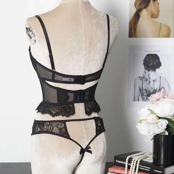 skirt lingerie lace open buttocks ultra thin double button set women's underwear bra, Black;white
skirt lingerie lace open buttocks ultra thin double button set women's underwear bra, Black;white