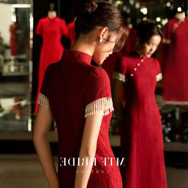 ethnic clothing plus size chinese traditional cheongsam toast dress bride modern autumn retro red wedding engagement evening qipao
ethnic clothing plus size chinese traditional cheongsam toast dress bride modern autumn retro red wedding engagement evening qipao