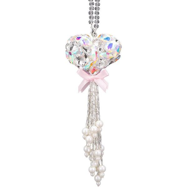 interior decorations car pendant creative diamond crystal rearview mirror hanging decoration heart shaped jewelry pure hand inlay
interior decorations car pendant creative diamond crystal rearview mirror hanging decoration heart shaped jewelry pure hand inlay